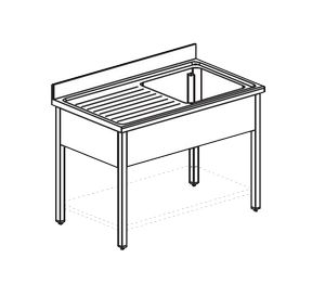 Ванна моечная APACH CHEF LINE LS167-65LW Ванна моечная APACH CHEF LINE LS167-65LW