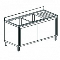 Ванна моечная APACH CHEF LINE L2S166-54RWSD