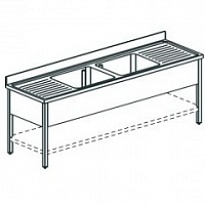 Ванна моечная APACH CHEF LINE L2S237-552W