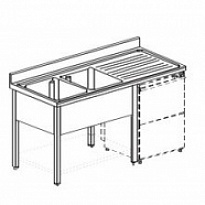 Ванна моечная APACH CHEF LINE L2S187-55RWSHD