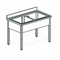 Ванна моечная APACH CHEF LINE L2S166-54