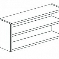 Полка настенная закрытая APACH CHEF LINE LCW84