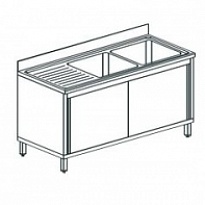 Ванна моечная APACH CHEF LINE L2S207-65LWSD