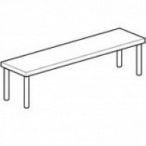 Полка настольная открытая APACH CHEF LINE LOSO3519T1