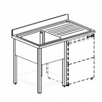 Ванна моечная APACH CHEF LINE L2S206-54RWSHD